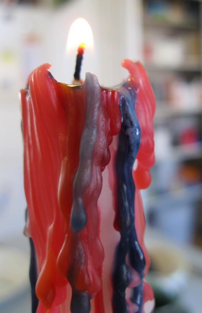 Making a Cascading Pillar Candle One Cobble at a Time